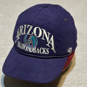 NWOT - ‘47 Brand Arizona Diamondbacks Corduroy Pomona Rope SnapBack
